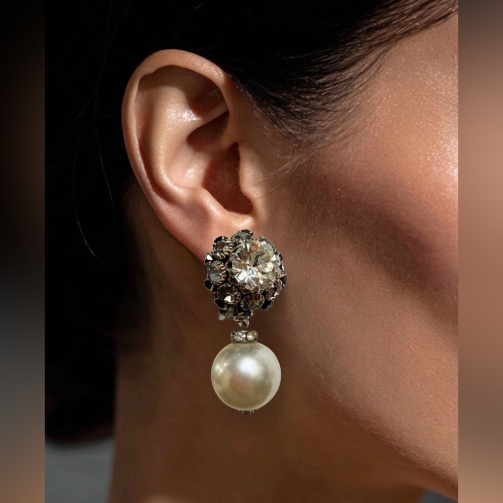 Vintage MISTAR BIJOUX Designer Runway Drops | Stage, Pageant & Bridal